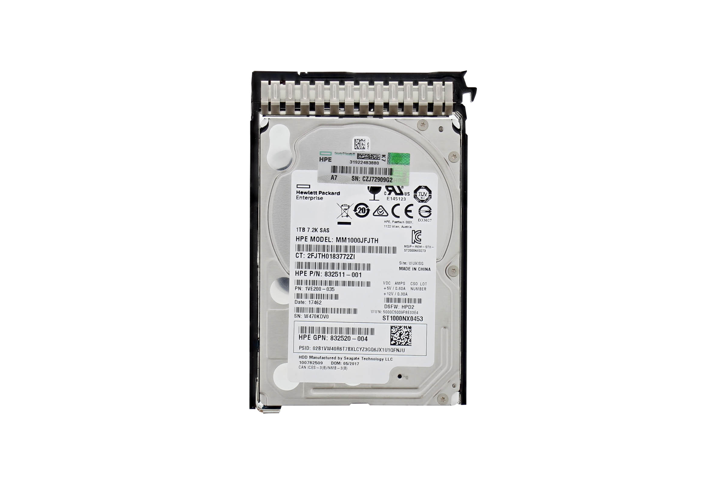 HPE 653952-001 disco rigido interno 600 GB 15000 Giri/min 3.5 SAS HPE 653952-001 disco rigido interno 600 GB 15000 Giri/min 3.5 SAS