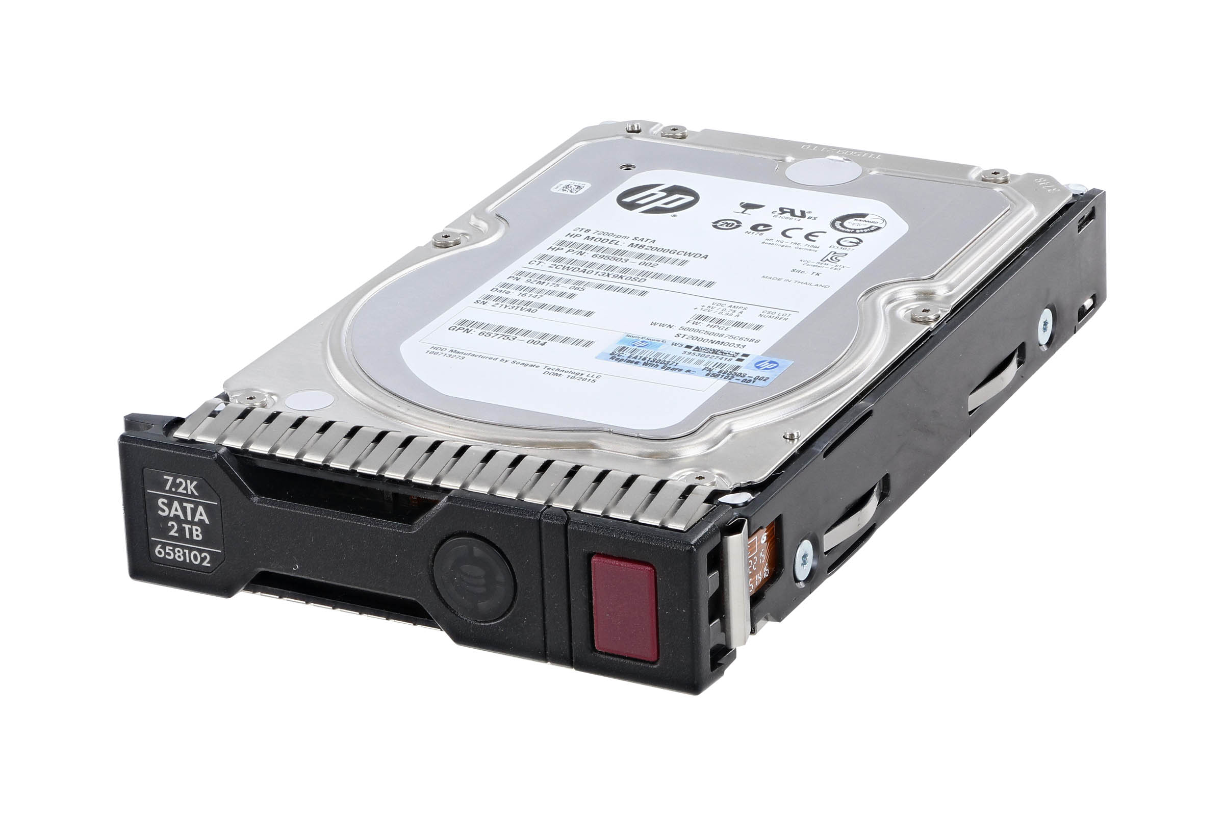 HDD 2TB 3個セット 合計6T HPE 2TB SATA 3.5