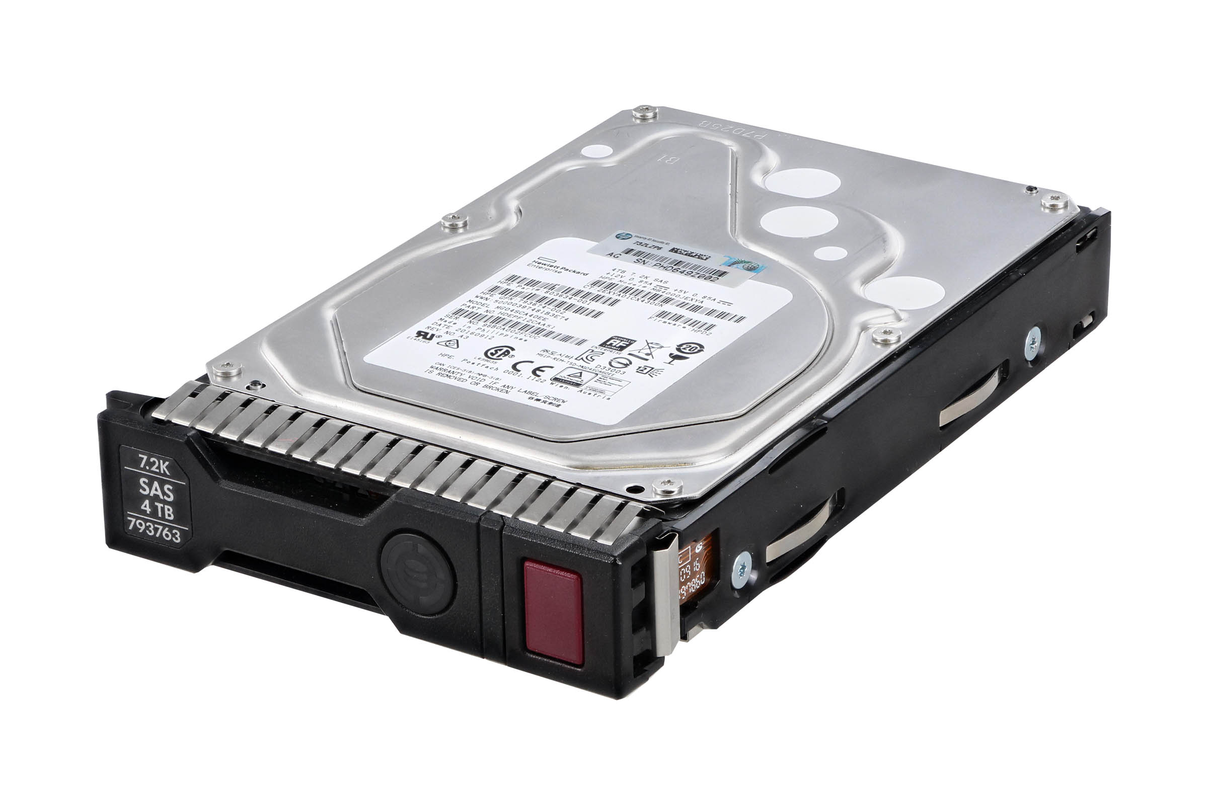 HPE SAS 4TB×4台 SASコントローラー付 HPE 4TB SAS 3.5