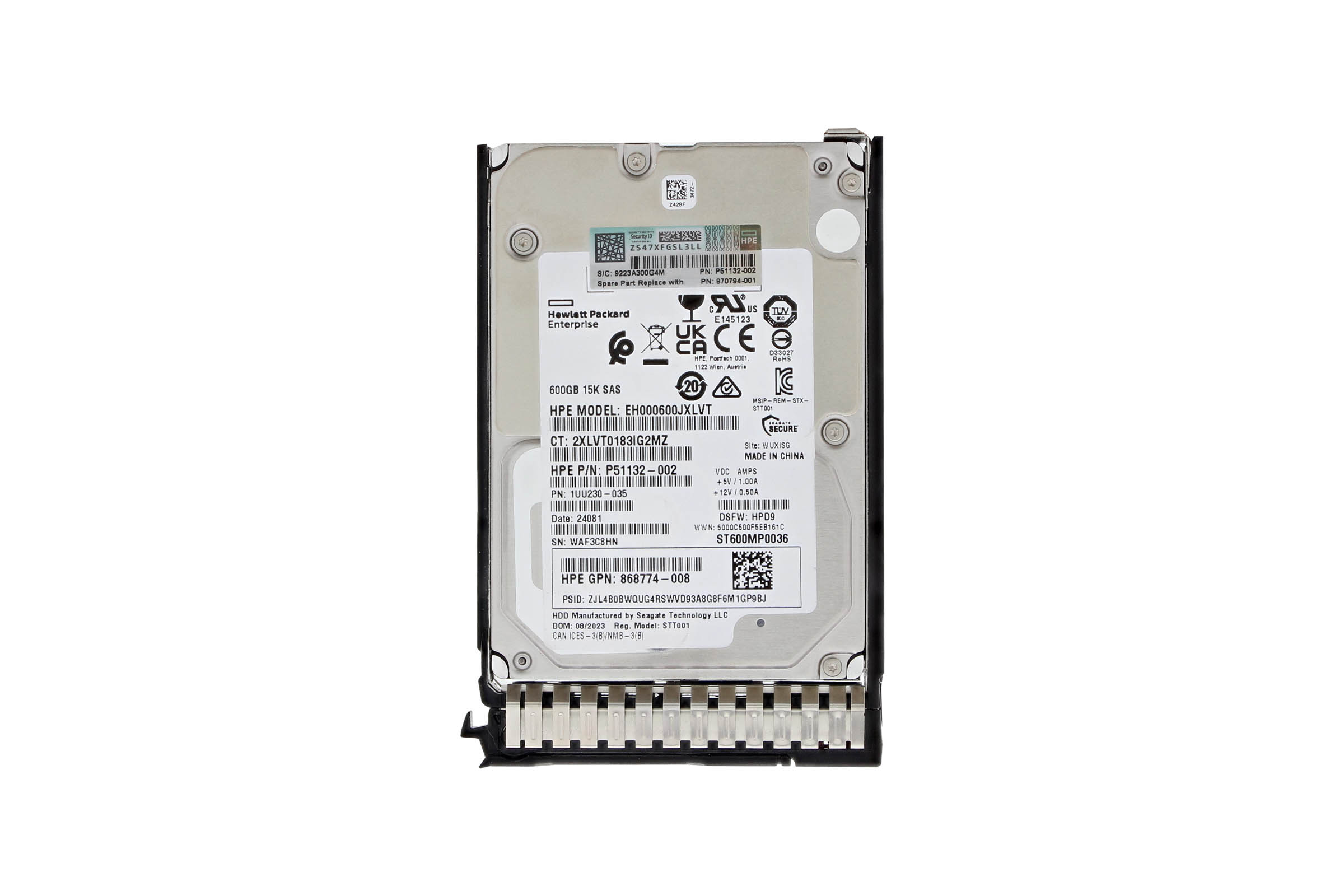 HPE 600GB SAS 2.5