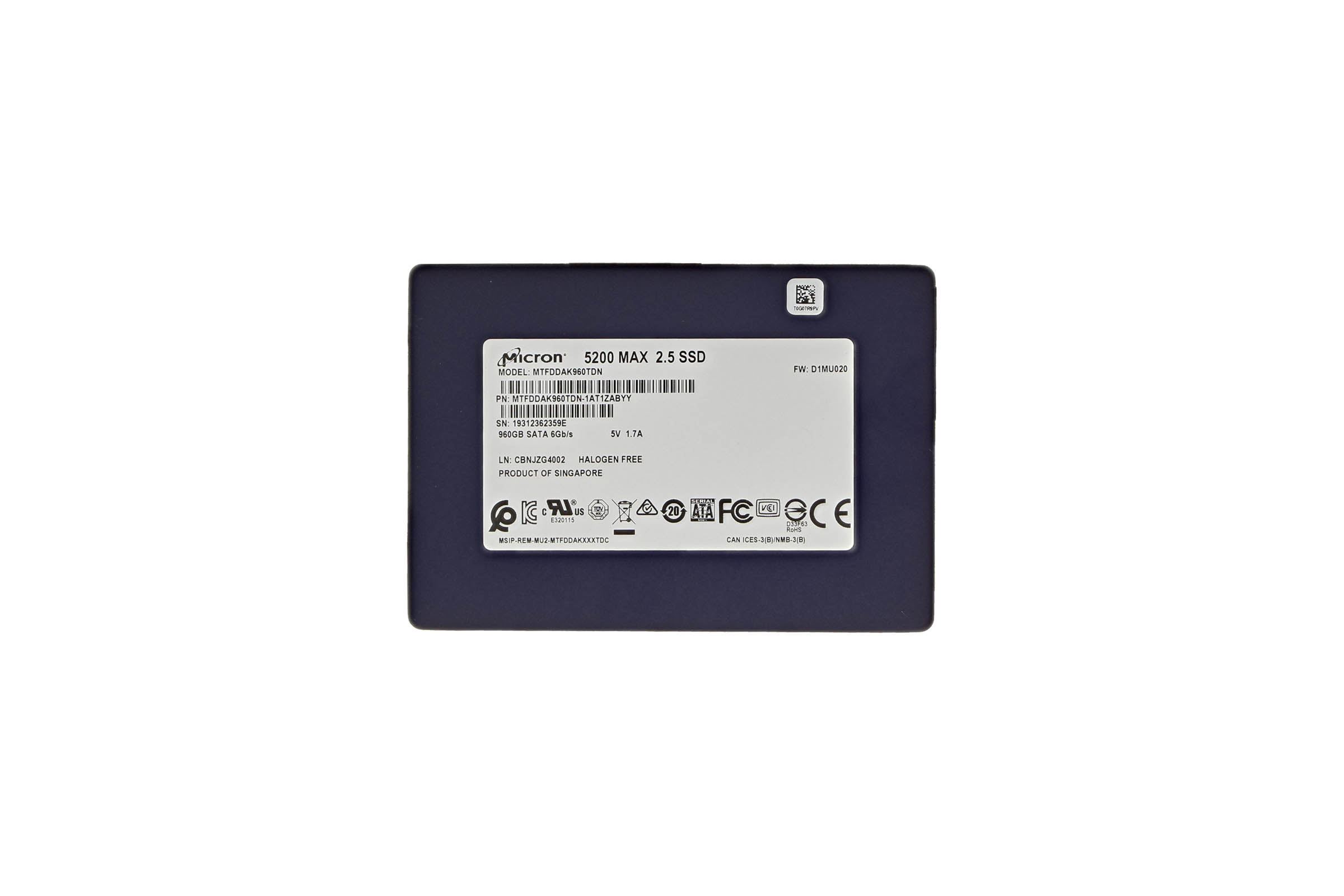 Micron 960GB SATA 6G MU SSD MTFDDAK960TDN Buy Online