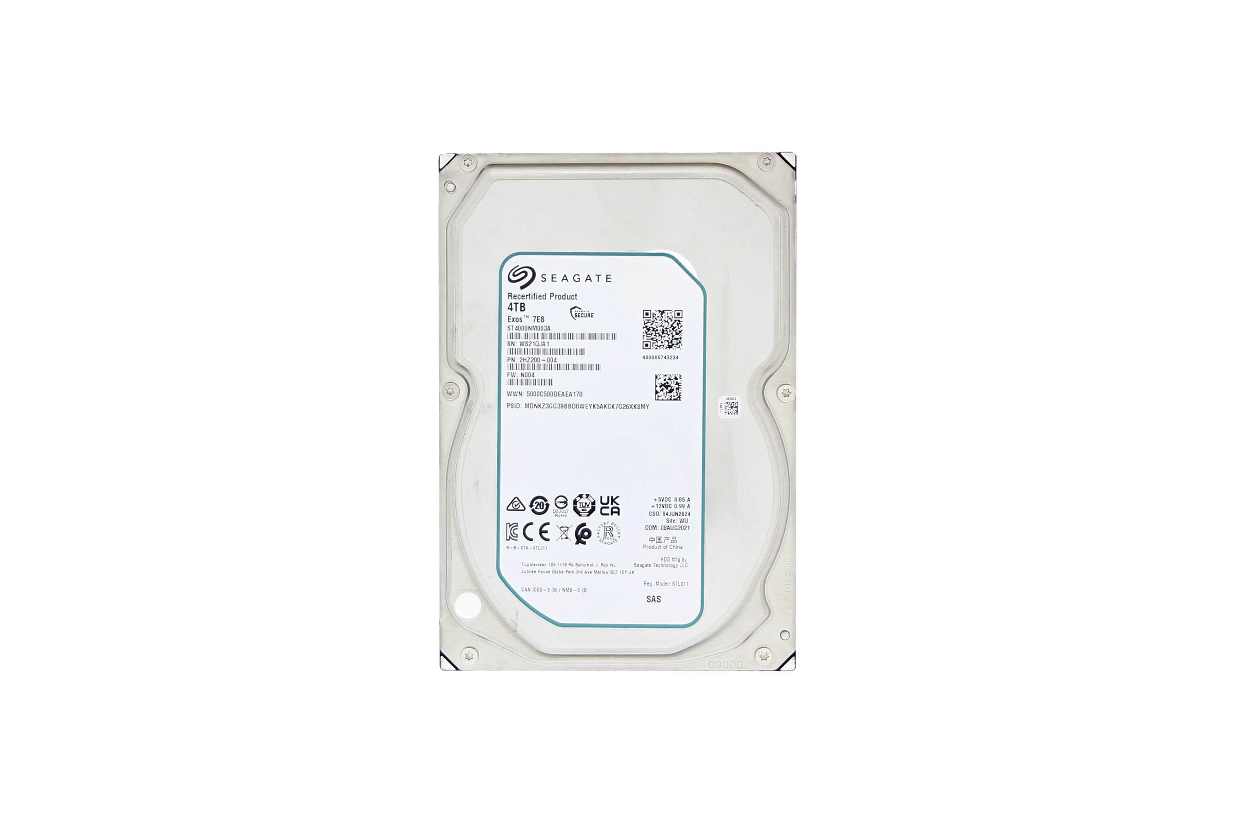 Seagate 4TB SAS 7.2k 3.5