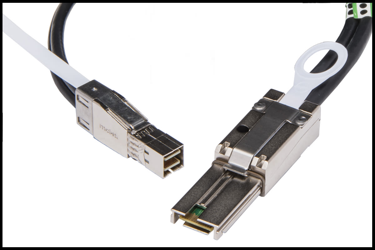 Dell SFF-8088 to SFF-8644 Mini SAS HD Cable 2M External
