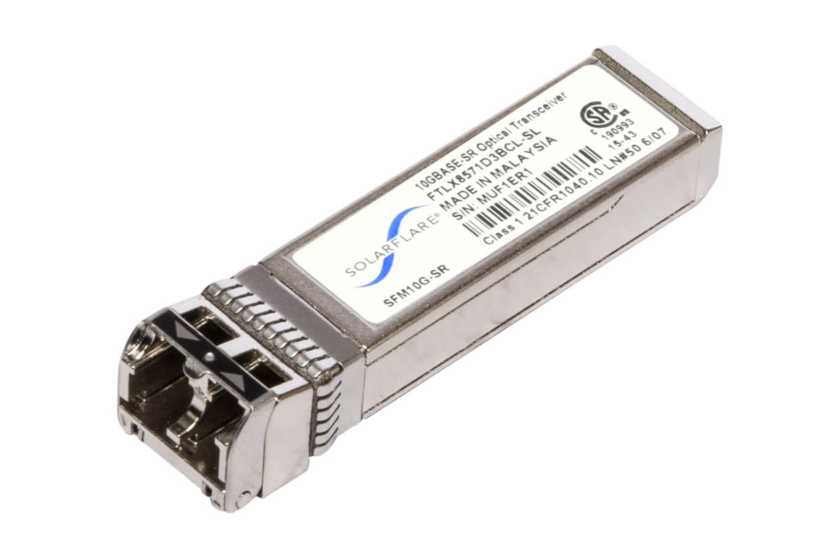 Solarflare 10G FC SFP+ Short Range Transceiver
