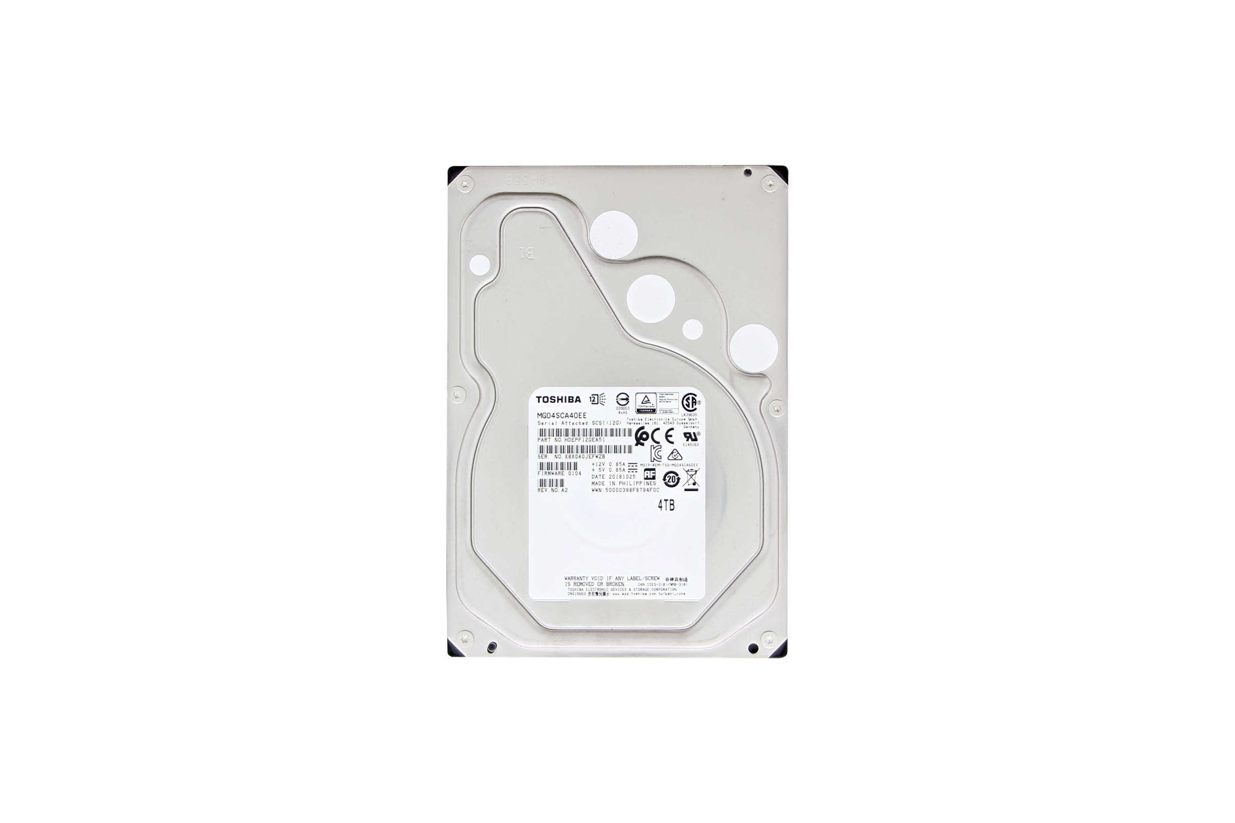 Toshiba 4TB SAS 7.2k 3.5