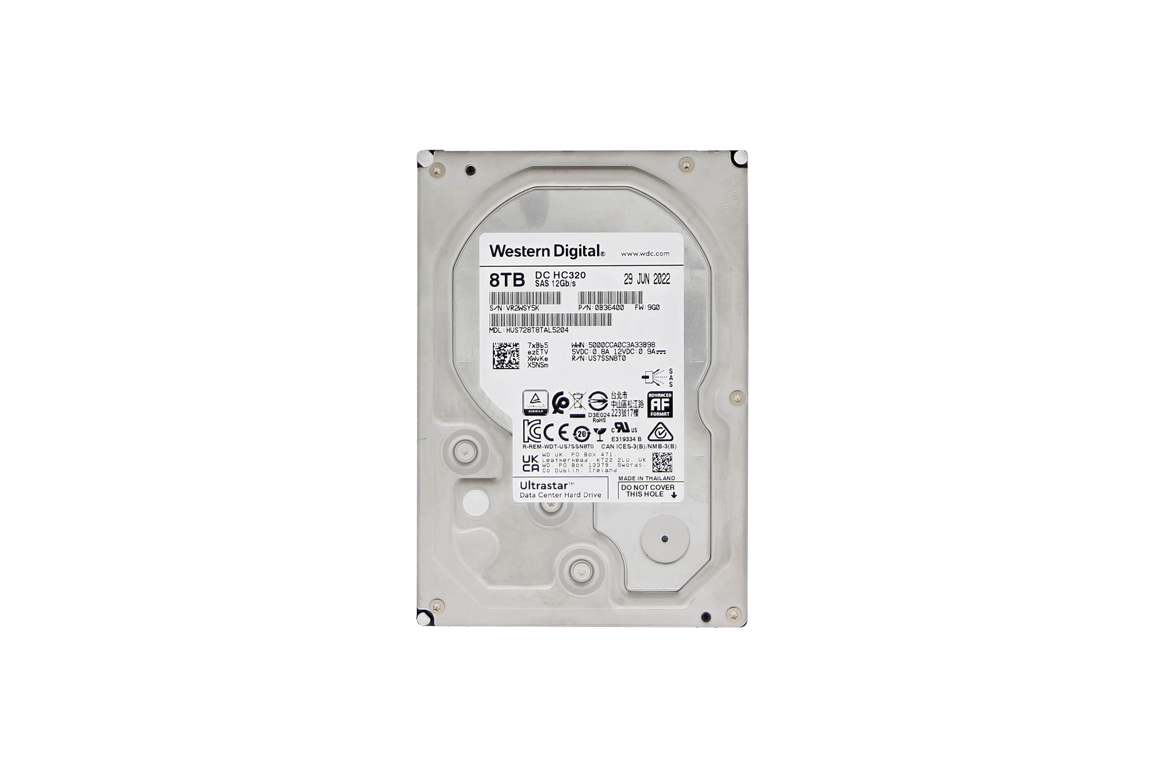 Western Digital 8TB SAS Hard Drive 12G 3.5