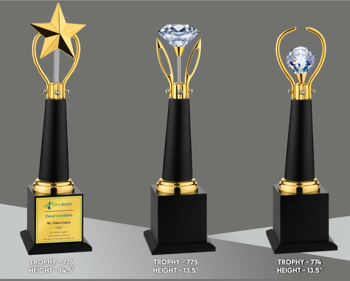 Premium Metal Trophy Code: 776, 775, 776