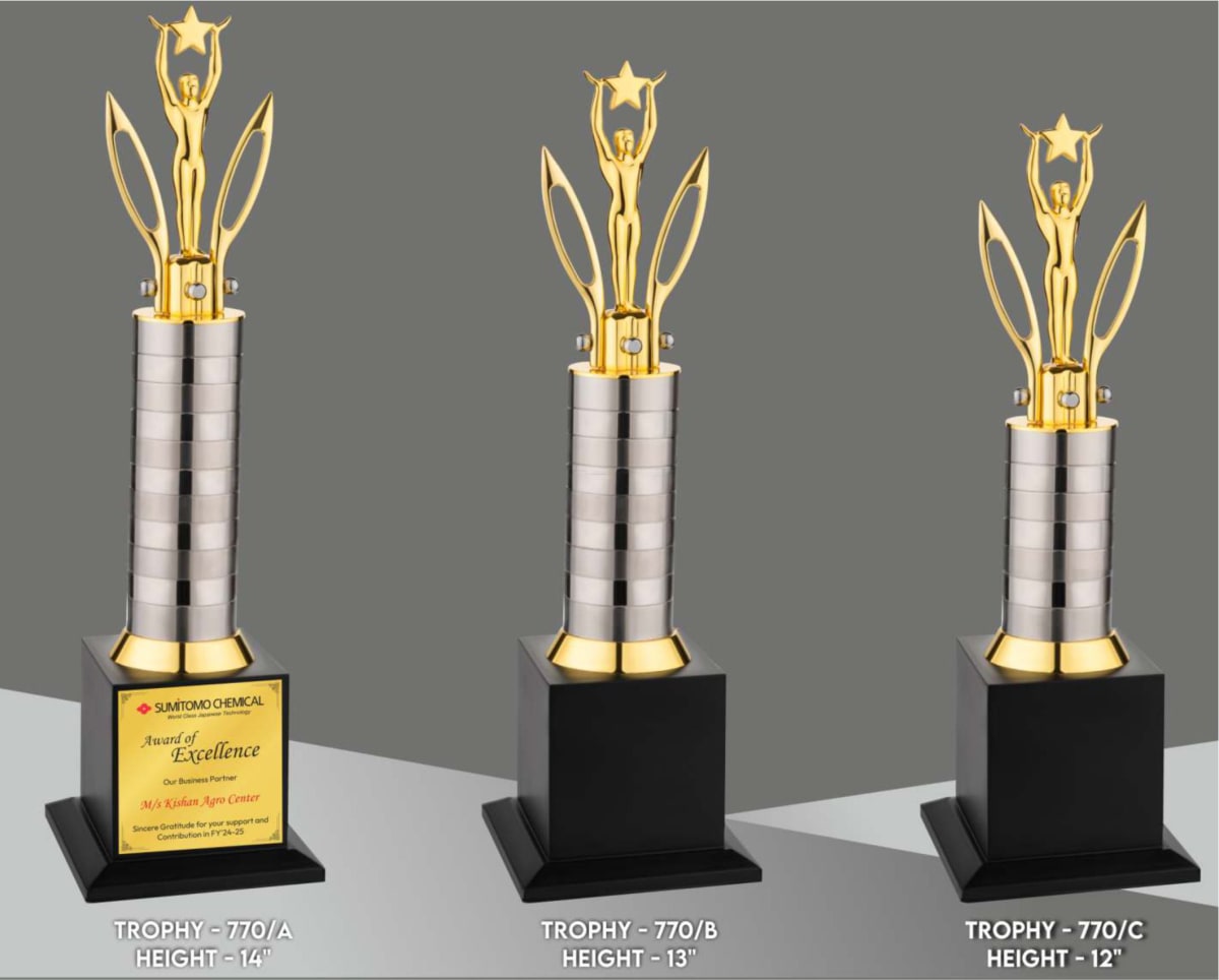Premium Metal Trophies Code: 770