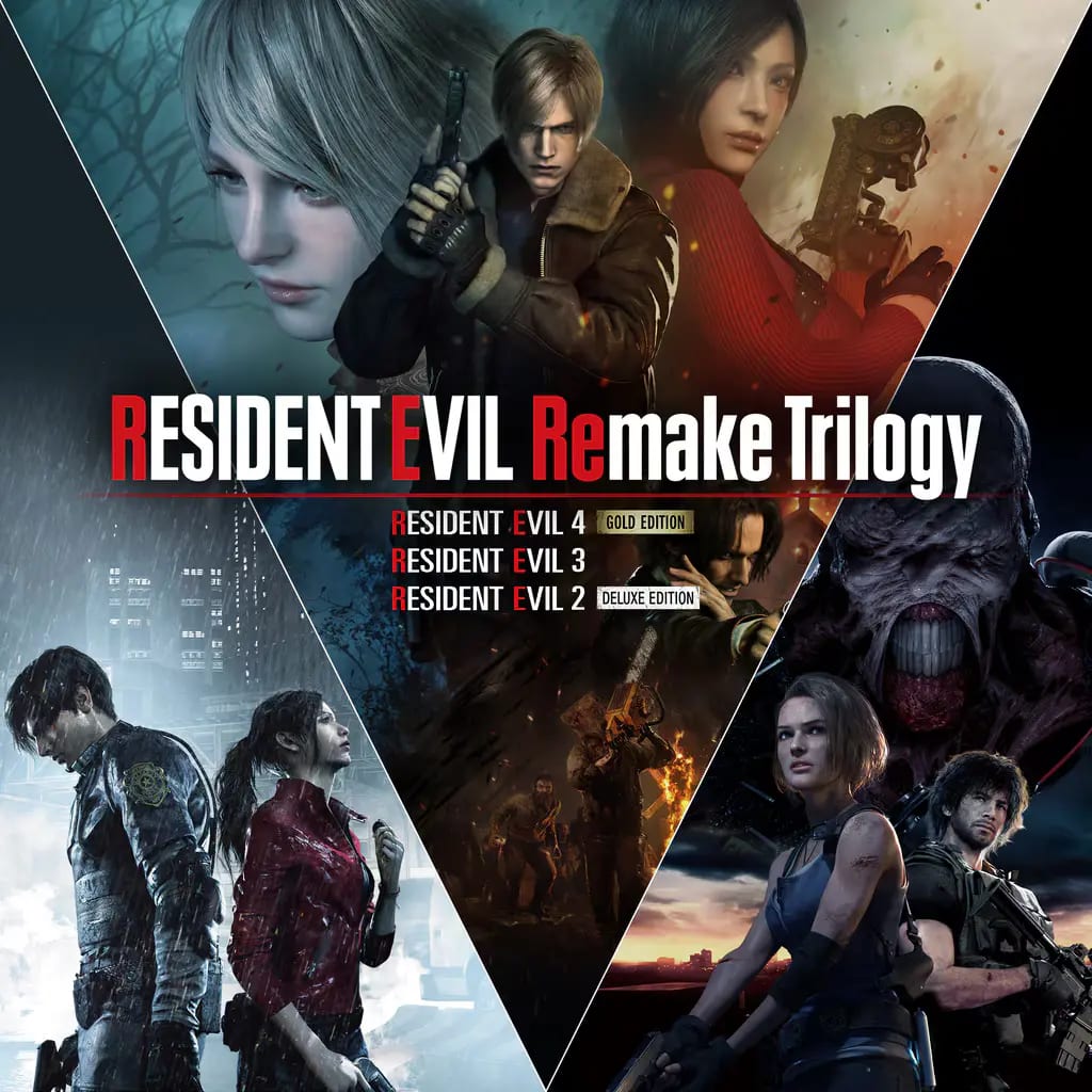 ثلاثية ريزدنت إيفل ريميك (RE2 + RE3 + RE4)