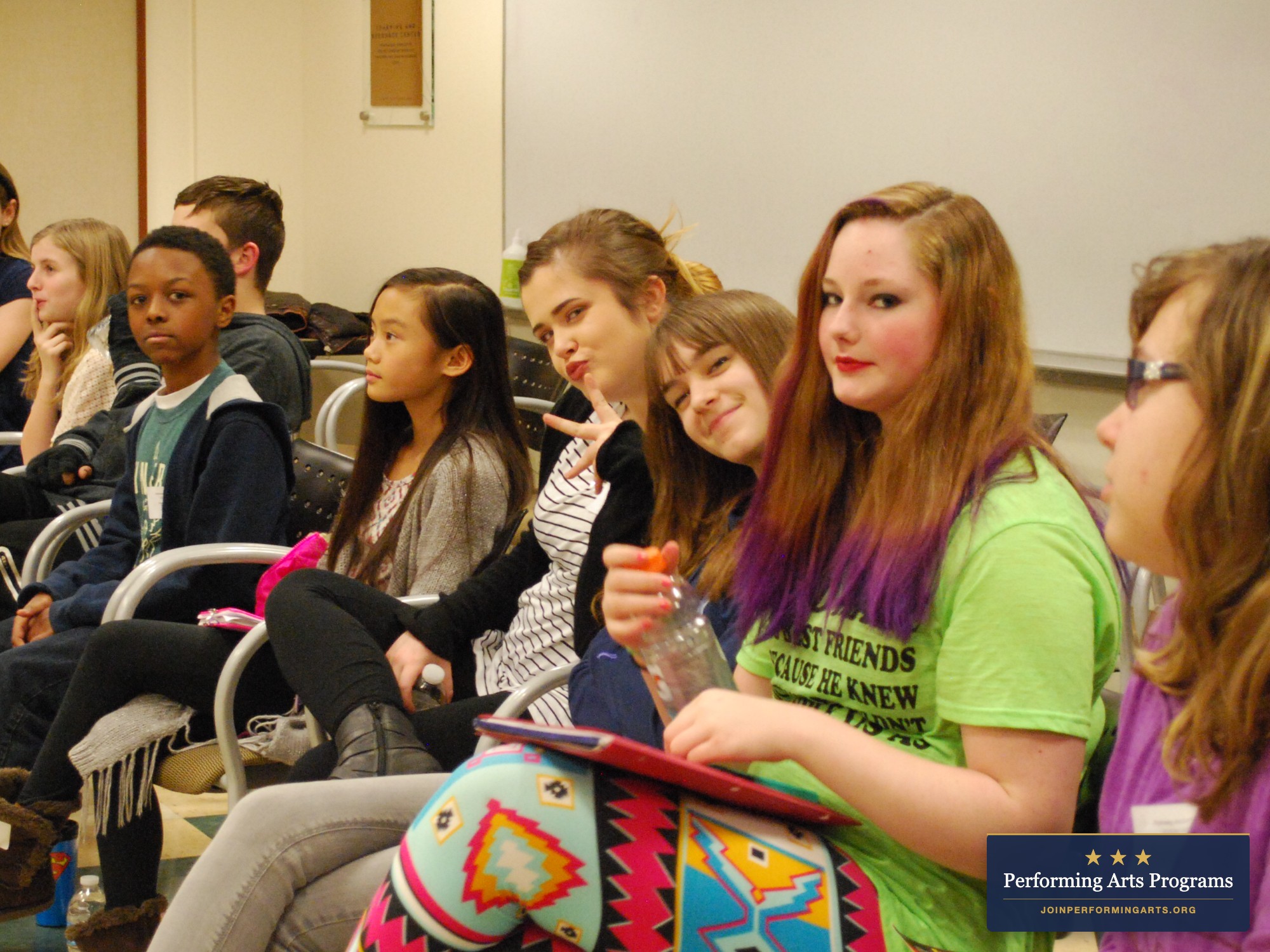 Musical theater students in Simsbury CT
