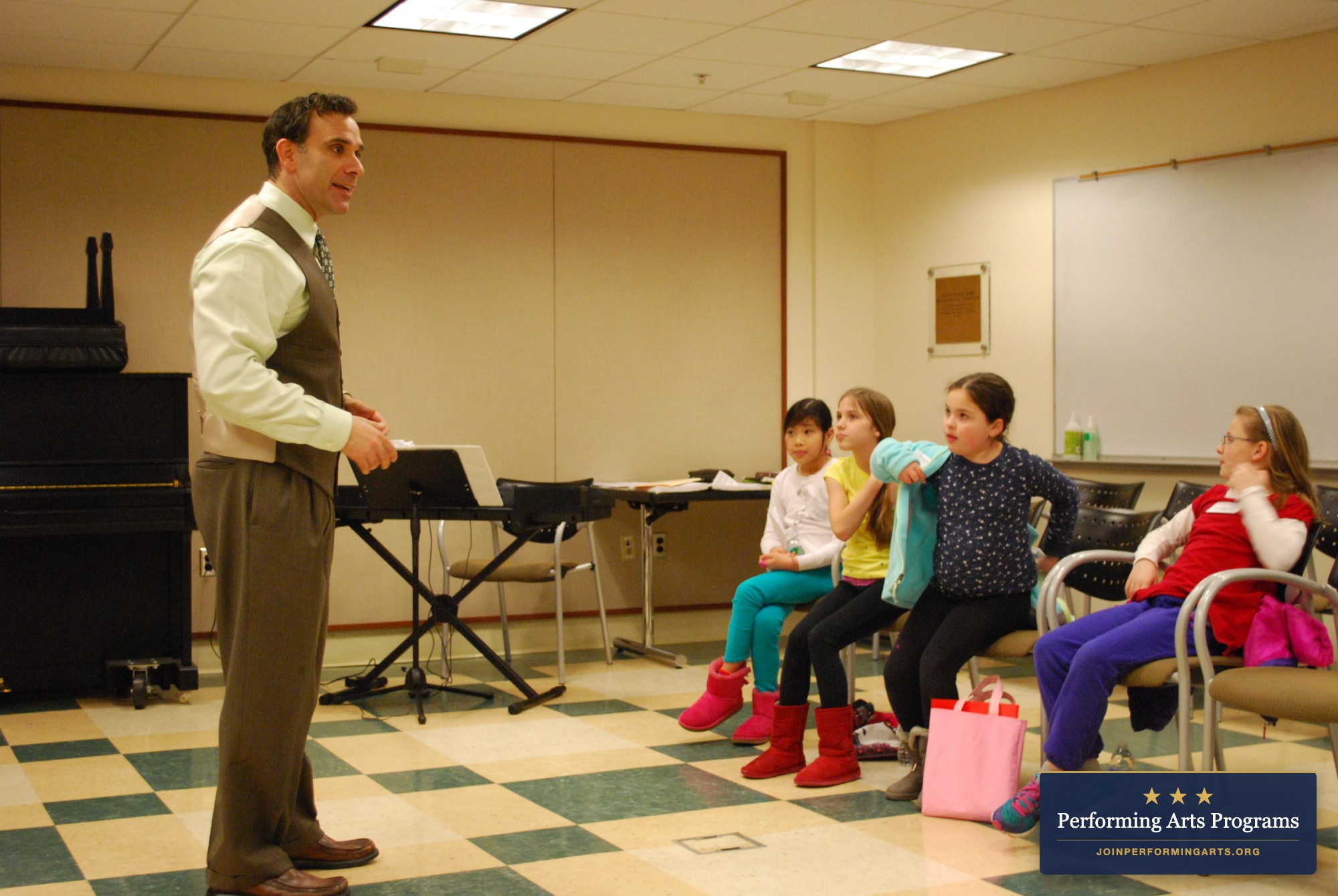 Musical theater students in West Hartford CT