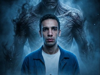 Dark Monster Behind – برومبت الصور والتصميم احترافي