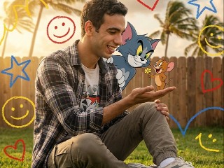 Playful Backyard Magic – برومبت الصور والتصميم احترافي