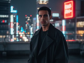 Tokyo Neon Solitude – برومبت الصور والتصميم احترافي