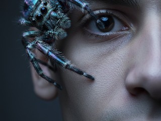 Bioluminescent Encounter – برومبت الصور والتصميم احترافي