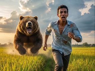 Ricefield Escape Run – برومبت الصور والتصميم احترافي