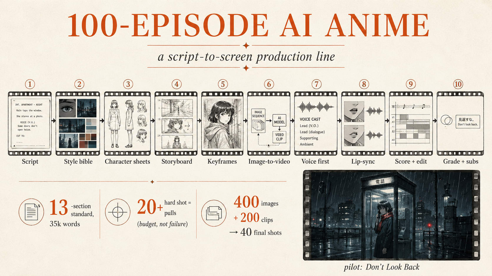 The 100-Episode AI Anime Project — A Script-to-Screen Production Line