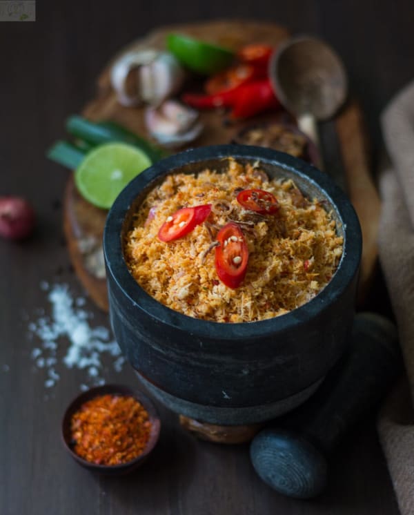 Crush the spices