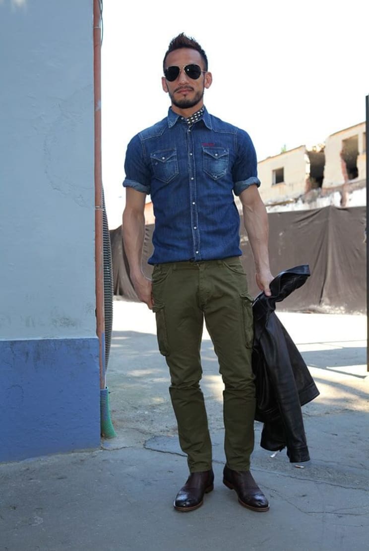 Blue Shirt Combination With Jeans 