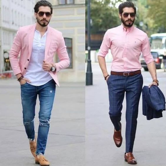 Casual Blazer For Men With Jeans 
