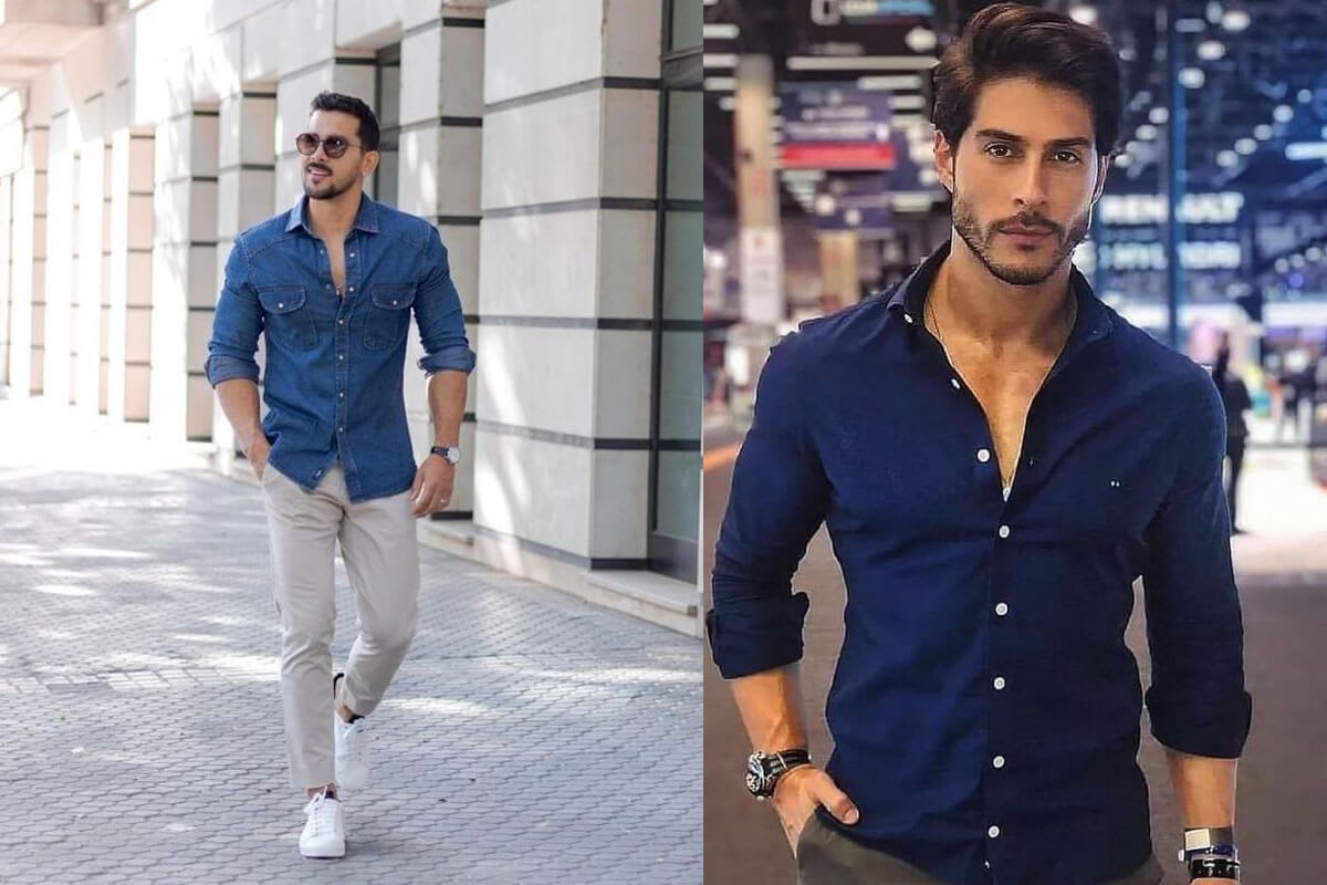 Blue Shirt Combination Pants Ideas  Blue Shirt Matching Pants  TiptopGents