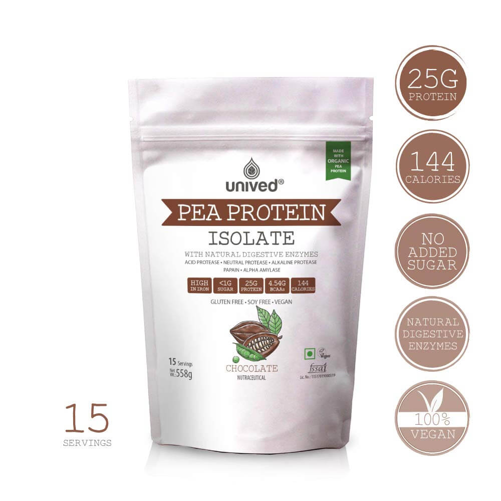 Unived Organic Pea Protein Isolate with Natural Digestive