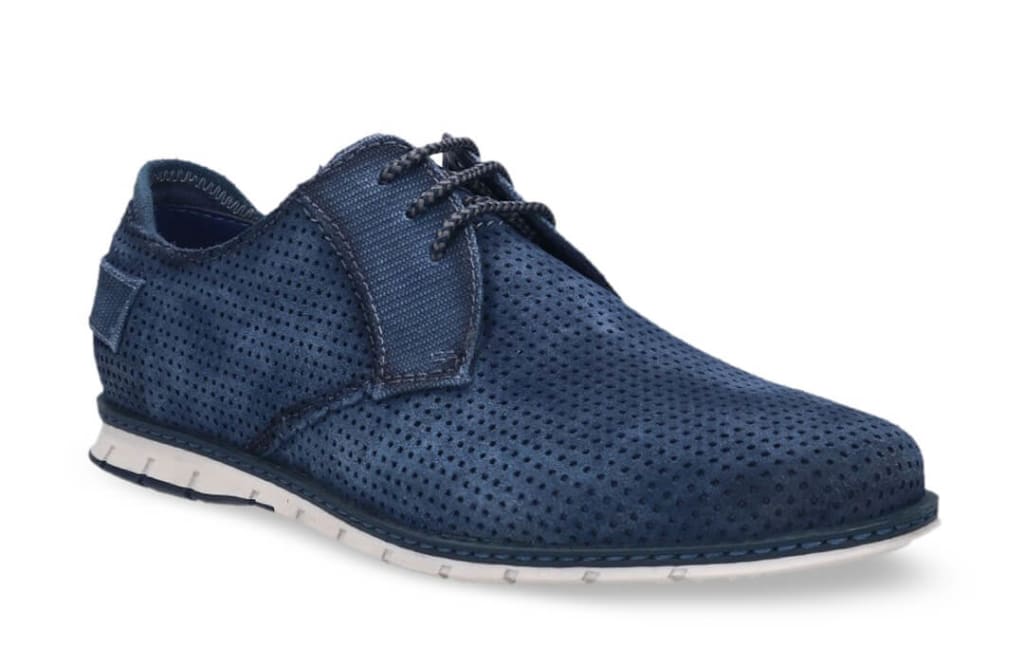 Navy Derby Casual Business Shoe | Derby Casual Bussiness Shoe | Business Casual Shoe