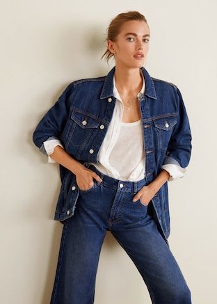 oversized denim jacket