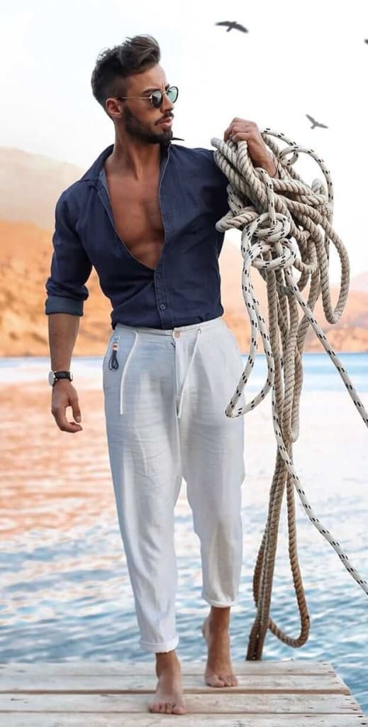 Beach Shirt And Pant For Men