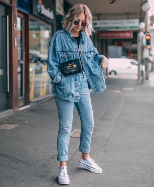 oversized denim jacket