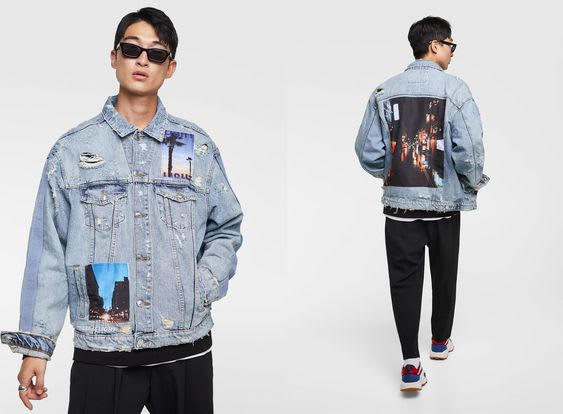 oversized denim jacket