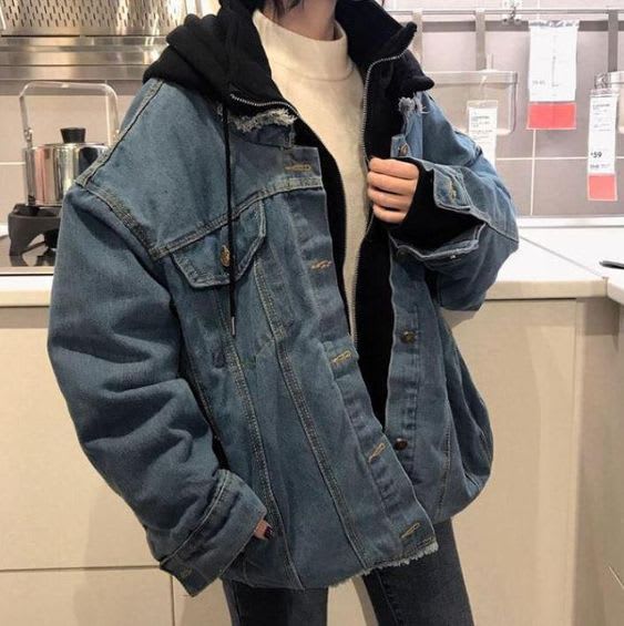 oversized denim jacket