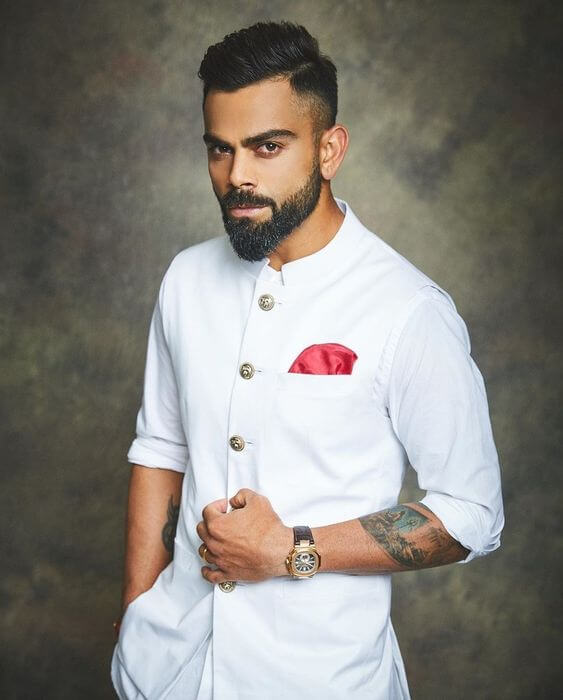 High Fade Hair Cut Style With Beard