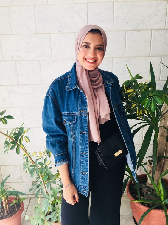 oversized denim jacket