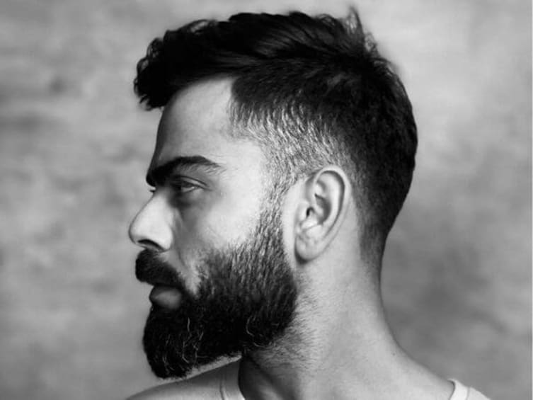 Faded Virat Kohli Hair Style Cut