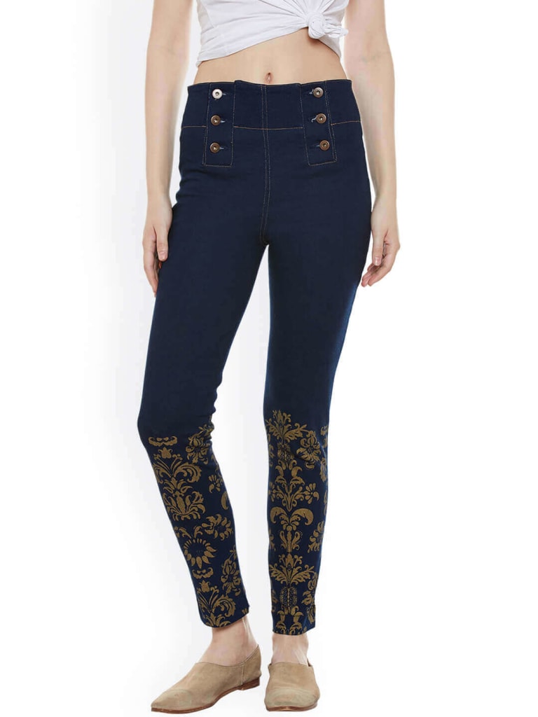 printed jeans for womens Stretchable Denim jeans