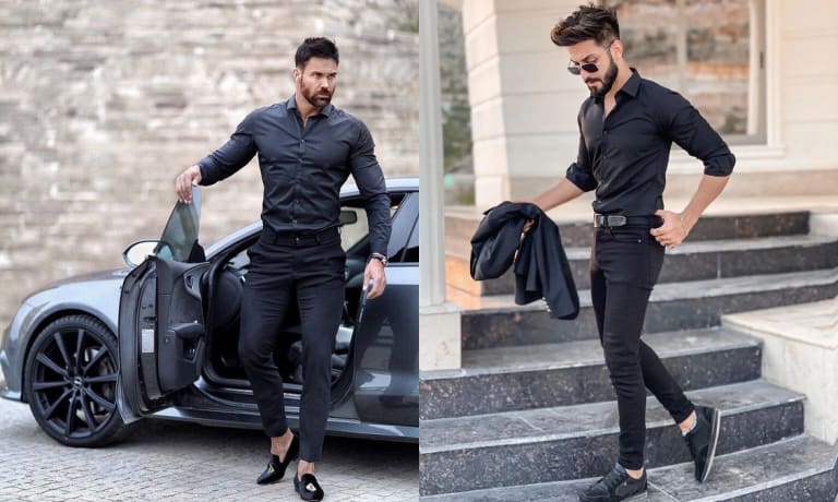 10+ Best Way Wear Black Shirt Combination Pants