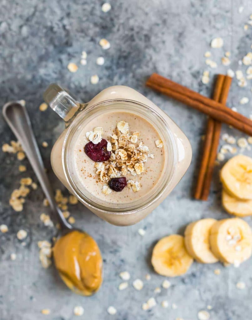 Oatmeal and Brown Sugar Breakfast Weight Gainer Shake