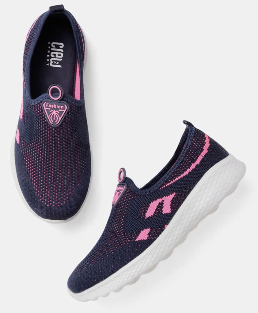Crew Blue Pink Workout Shoes For Women