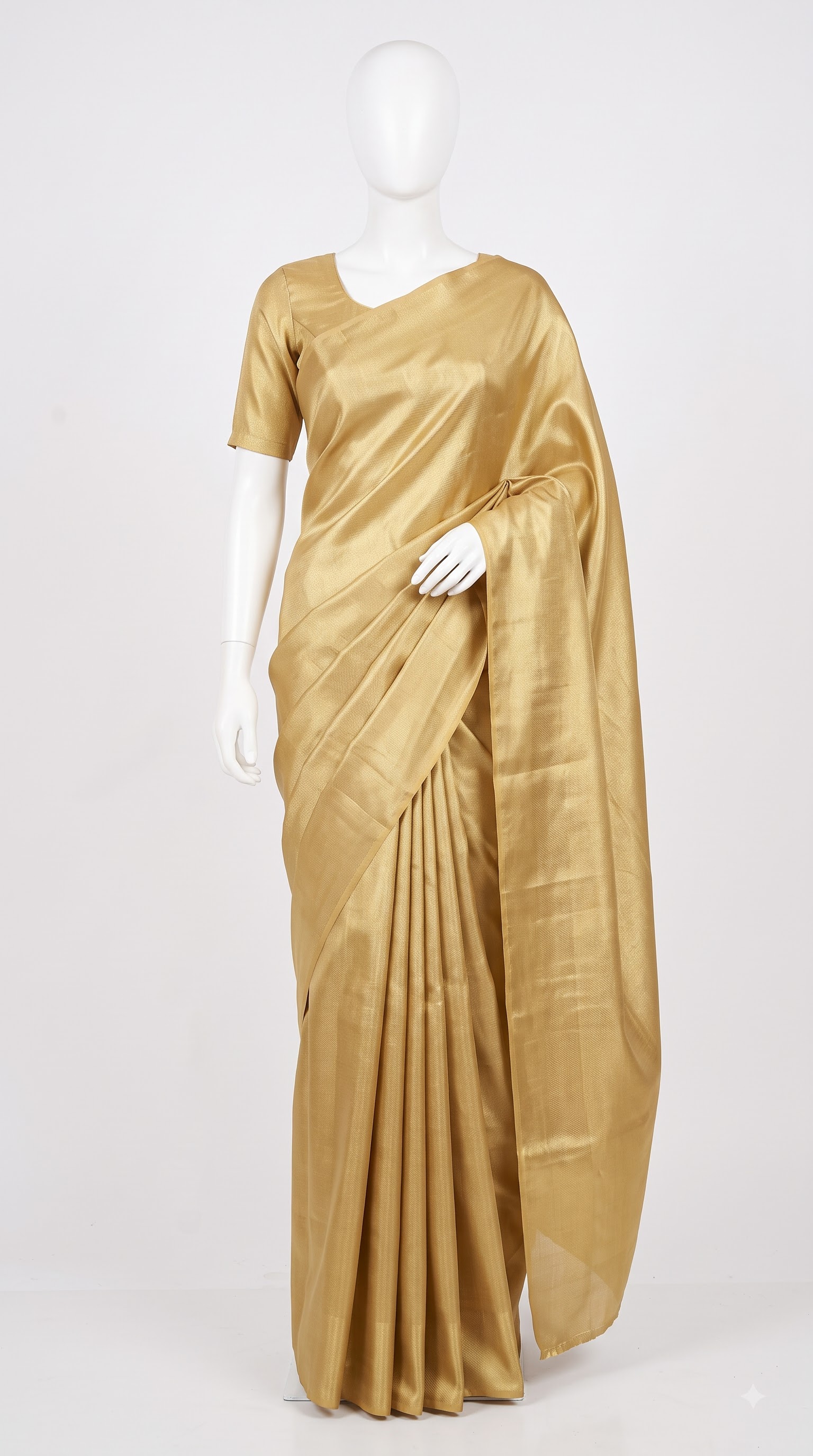 Pure Kanjivaram Silk Saree – Classic Gold
