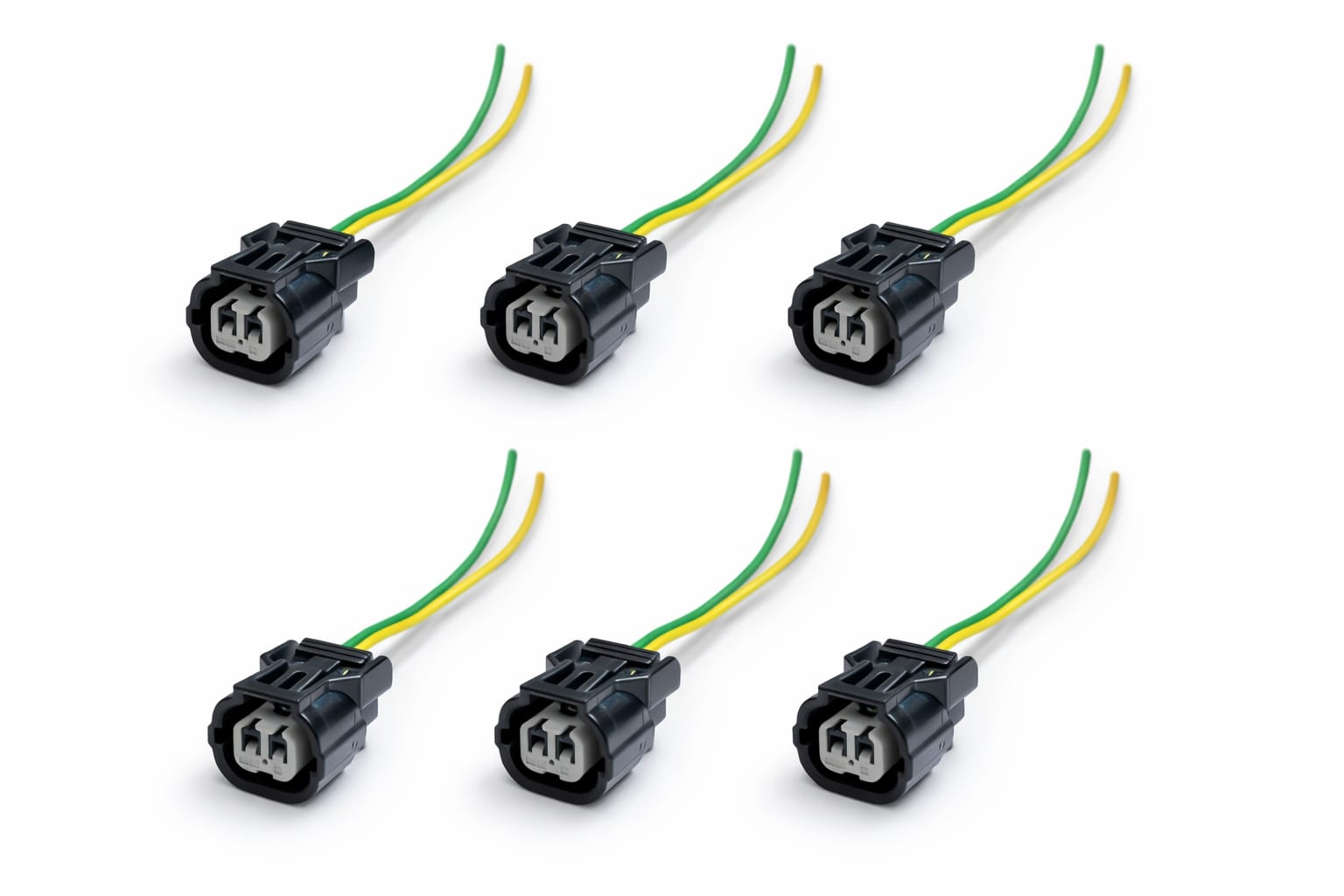 2-Pin Female Bike Sensor Connector Socket with Wire (Waterproof, Pack of 5) image 1