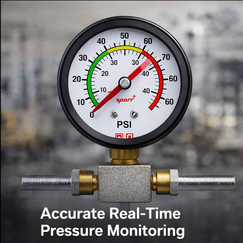 Universal Bike Fuel Pressure Tester – Accurate Fuel Pump & Injector Testing Tool thumbnail 3