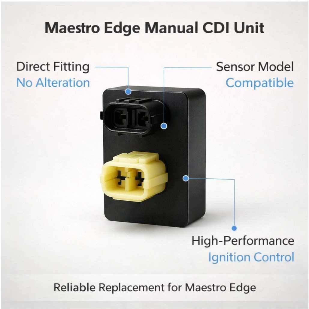 Maestro Edge Scooty (Sensor Model) Manual CDI Unit – No Alteration, Direct Fitting  thumbnail 2
