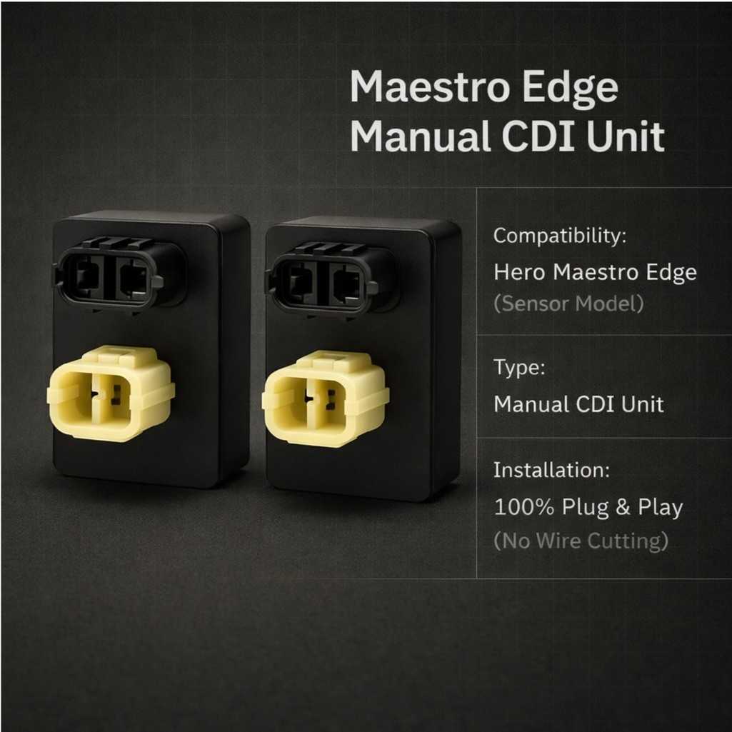Maestro Edge Scooty (Sensor Model) Manual CDI Unit – No Alteration, Direct Fitting  thumbnail 3