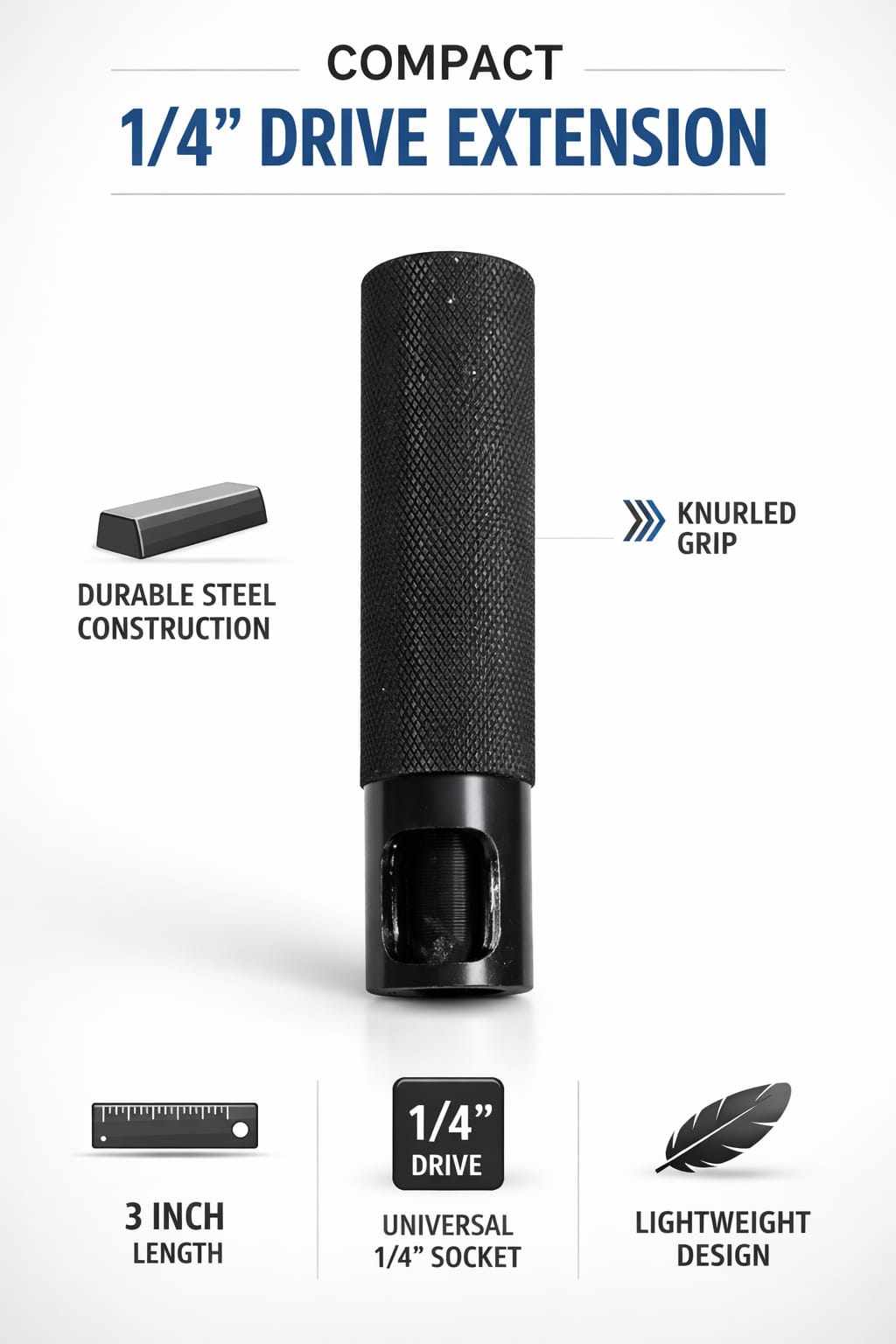 Head Puller Tool 1/4" Drive - Stripped Bolt Extractor | MecSpot thumbnail 3