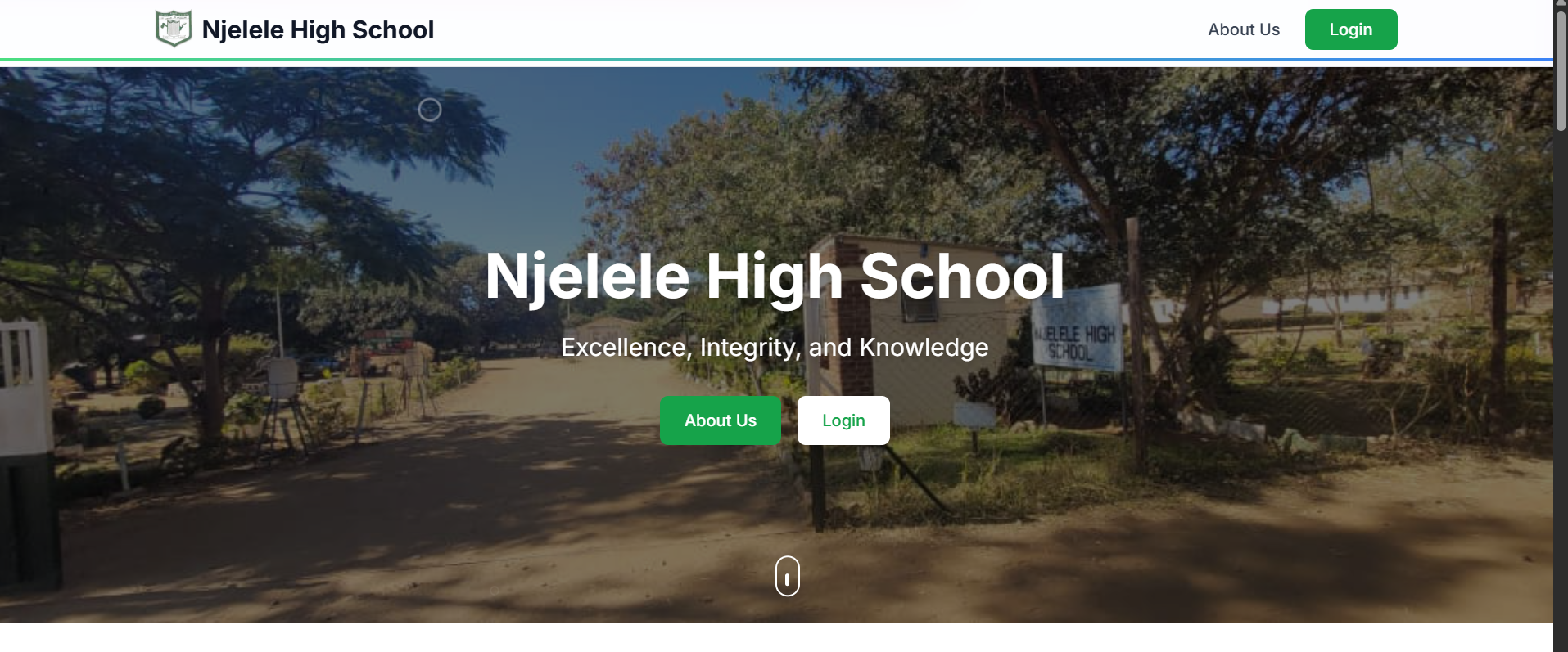 Njelele High School Website