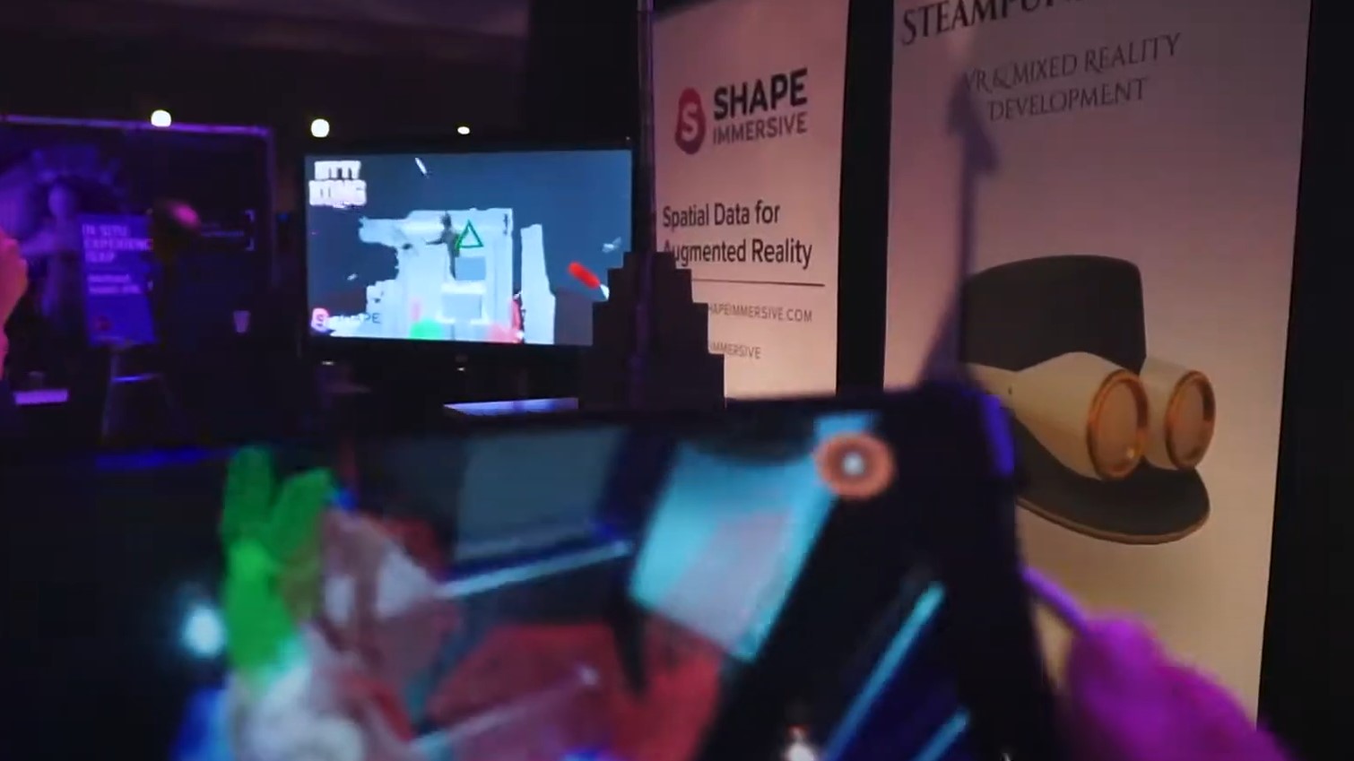 Showcasing The World’s First Multiplayer Mixed Reality Experience at AWE