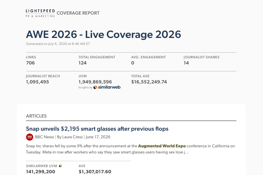 AWE 2026 - Live Coverage 2026