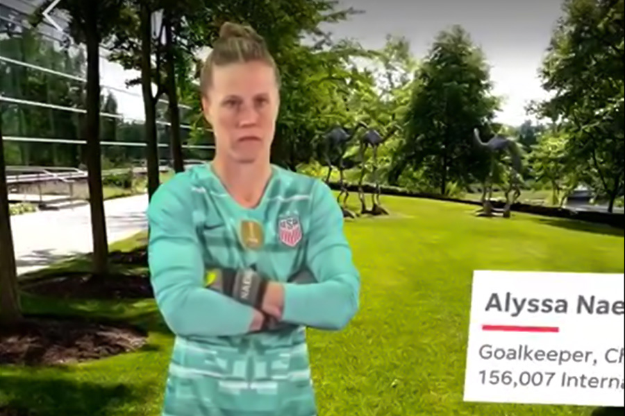 USA Today’s New AR Game Lets You Block Penalty Kicks Like Alyssa Naeher