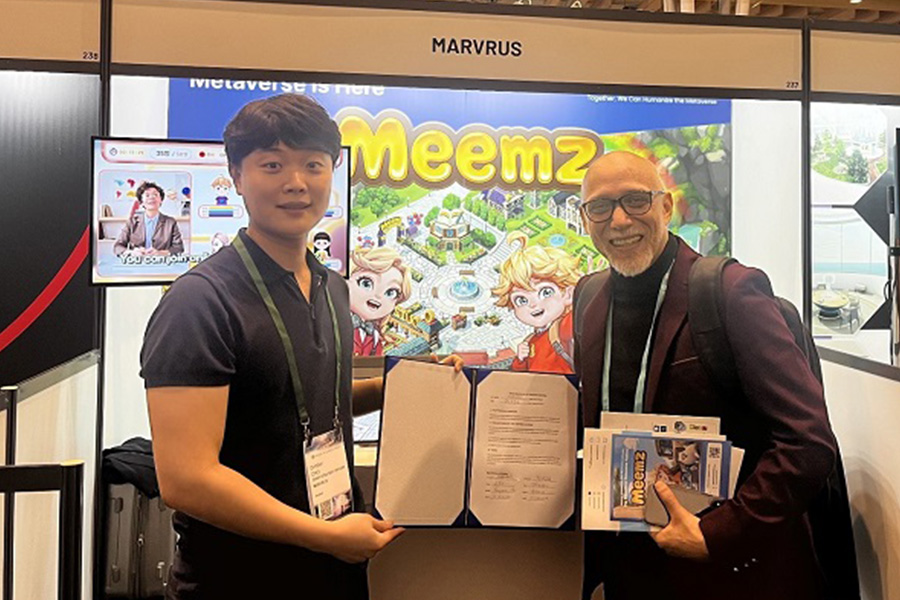 Marvrus signs MOU with European companies at Augmented Reality XR Expo (AWE EU) (Korean content)